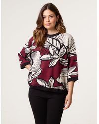 Blue Vanilla - Flower Pattern Jumper - Lyst