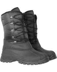 Mountain Warehouse - 'Plough' Snow Boots With Heel & Toe Bumper Proof Shoes Textile - Lyst