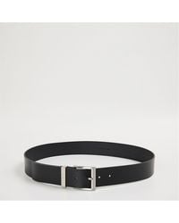 BOSS - Accessories Leather Belt With Metal Buckle - Lyst