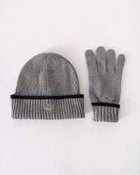 GANT - Beanie & Gloves Set - Lyst