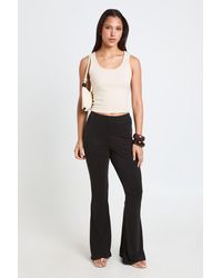 Boohoo - Modal Flare Leg Trouser - Lyst