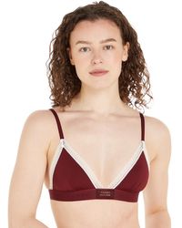 Tommy Hilfiger - Uw0Uw04750 Th Established Triangle Bra - Lyst