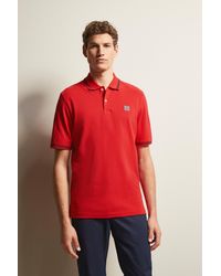 Bugatti - Herren Poloshirt Met Contrasterende Strepen - Lyst