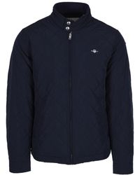 GANT - Quilted Windcheater Jacket Evening - Lyst