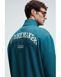 Grimelange - Half Zip Printed Sweatshirt - Lyst