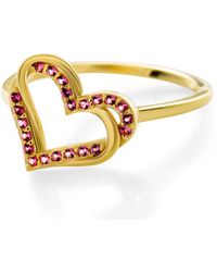 Orphelia - 'cecilia' Dames 925 Sterling Zilveren Ring - Lyst