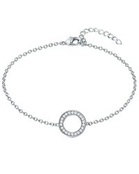 Rafaela Donata - Bracelet Sterling Embellished With Swarovski Crystals - Lyst