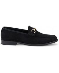 Infinity Leather - Suede Moccasin Lined Loafers Faux Leather - Lyst
