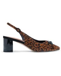 Kurt Geiger - Suede Kingsley Block Heel Heels - Lyst
