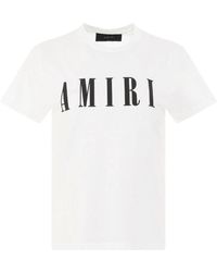 Amiri - Core Logo Weißes T-Shirt - Lyst