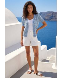 Roman - Petite Space Dye Knit Cardigan - Lyst
