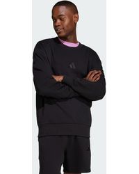 adidas - All Szn French Terry Crew Sweatshirt - Lyst