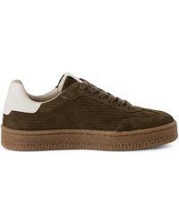 Tamaris - Suede Leather Fashion Lace Up Sneakers - Lyst