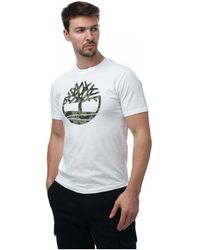 Timberland - Northwood Camo Logo T-Shirt - Lyst