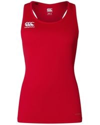 Canterbury - Ladies Club Dry Racerback Tank Top (Flag) - Lyst