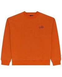 Ellesse - Text Graphic Crew Neck Ribbed Collar Long Sleeve Sweatshirt - Lyst