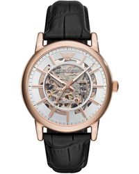 Emporio Armani - Luigi Watch Ar60007 Leather - Lyst