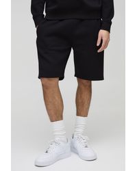 BoohooMAN - Loose Fit Mid Length Basic Shorts - Lyst