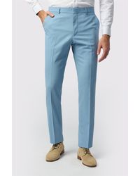 Ted Baker - Flat Fronted Slim Fit Suit Trousers - Lyst