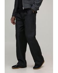 BoohooMAN - Tall Pleat Front Wide Leg Tailored Trousers - Lyst