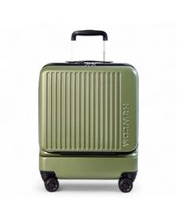 Infinity Leather - Durable Easyjet Ryanair 39 X 26 X 51.5 Cm Front Open Cabin Luggage Travel Suitcase Abs - Lyst