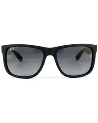 Ray-Ban - Sunglasses Justin 4165 622/T3 Rubber Gradient Polarized - Lyst