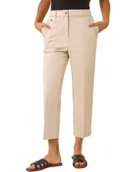Roman - Cotton Stretch Cropped Trouser - Lyst