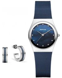 Bering Time - 12927-307G Ladies Classic Watch And Earrings Gift Set - Lyst
