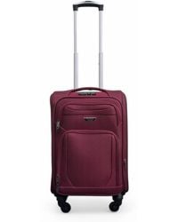Infinity Leather - Expandable Soft Shell Cabin Suitcase 50.5 X 37 X 26 Cm Luggage Suitable For Easyjet, Ryanair - Lyst