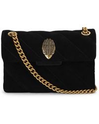 Kurt Geiger - Suede Leather Mini Soho Bag - Lyst