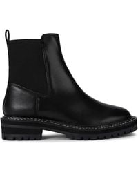 Kurt Geiger - Leather Elasticated Chelsea Ankle Boots - Lyst