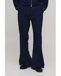 BoohooMAN - Flared Fit Tailored Co-Ord Trousers - Lyst