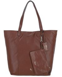 Ashwood Leather - 'Serela' Real Shoulder Bag With Detachable Pouch - Lyst