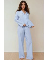 Hiccup - Gestreept Katoenen Pyjama Set - Lyst