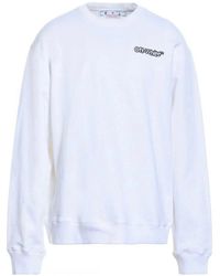 Off-White c/o Virgil Abloh - Off- Blur Bold Logo Slim Fit Sweatshirt - Lyst