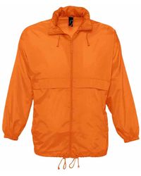 Sol's - Packable Windbreaker Jacket - Lyst