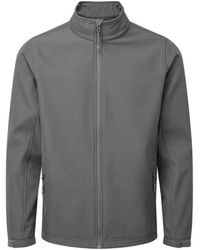 PREMIER - Recycled Wind Resistant Soft Shell Jacket (Dark) - Lyst