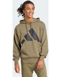 adidas - Essentials Big Logo French Terry Hoodie - Lyst