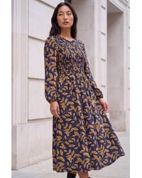 Roman - Petite Shirred Bodice Dress - Lyst