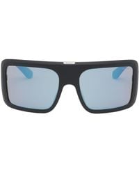 Police - Full Rim Square Frame Matte Sunglasses - Lyst