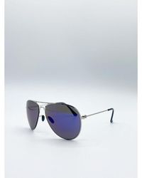 SVNX - Aviator Sunglasses With Mirrored Lenses Metal (Archived) - Lyst