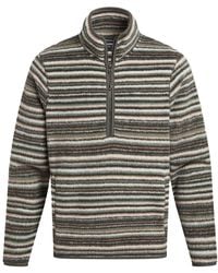 Craghoppers - Tatton Ii Contrast Striped Fleece Top (Woodland) - Lyst