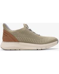 Clarks - Motion Trek Lo Sand Knit Trainers - Lyst