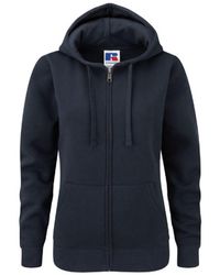 Russell - Ladies Premium Authentic Zipped Hoodie (3-Layer Fabric) (French) - Lyst