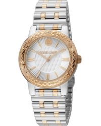 Roberto Cavalli - Rc5L033M0105 Quartz Stainless Steel 5 Atm 32 Mm Watch - Lyst