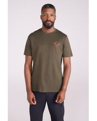 Mountain Warehouse - '3 Peaks' Printed Tee Cotton Breathable Casual T-Shirt - Lyst