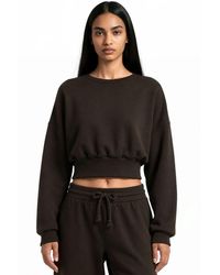 Busem - Crop Crew Neck Sweatshirt - Lyst