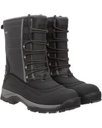 Mountain Warehouse - 'Park' Snow Boots Sherpa Lined Proof Winter Shoes Textile - Lyst