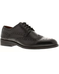Bandwagon - Brogue Shoes Sabre Lace Up Leather Smart Formal - Lyst