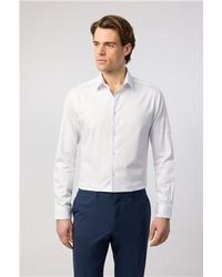 Ted Baker - Long Sleeve Forward Point Collar Slim Fit Formal Shirt - Lyst